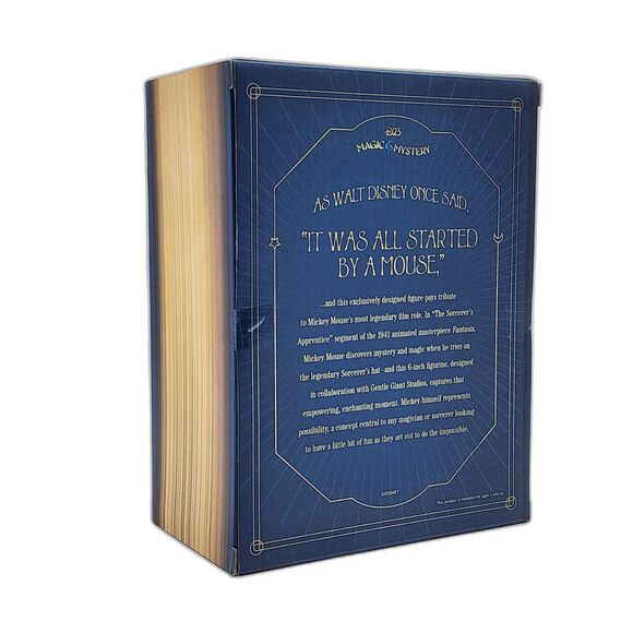 Disney D23 15th Event Sorcerer's Apprentice Mickey Cosmic Blue Variant Figurine - Picture 2 of 6